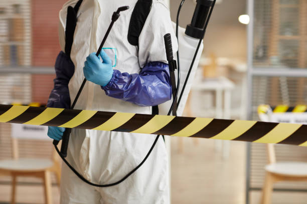 Professional Hoarding Cleanup technician working in Basking Ridge, NJ